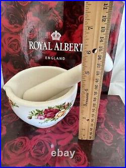 Royal Albert Doulton Old Country Roses Mortar And Pestle