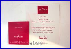Royal Albert Doulton Old Country Roses Sweet Rose Figurine of the Year 2011 Box
