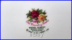 Royal Albert England Bone China Old Country Roses Set of 8 Rimmed Soup Bowls