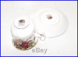 Royal Albert England Old Country Roses 15 Piece Coffee Pot Set 1st Quality Cups