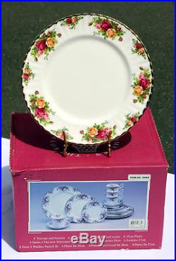 Royal Albert England Old Country Roses 5 Place Setting For 4 Total 20 Pieces
