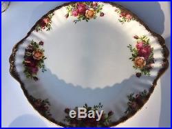 Royal Albert England Old Country Roses Bone China 22 Piece Tea Set Service for 6