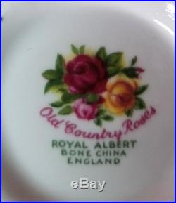 Royal Albert England Old Country Roses Bone China lot