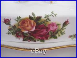 Royal Albert England Old Country Roses Lidded Butter Dish English Bone China