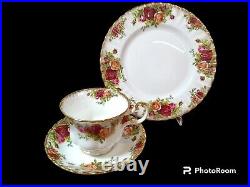 Royal Albert England Old Country Roses Noble 20 Piece Coffee Service 6 Pers