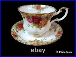 Royal Albert England Old Country Roses Noble 20 Piece Coffee Service 6 Pers