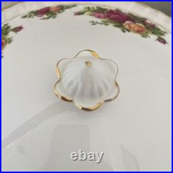 Royal Albert English Old Country Roses Covered Vegetable Casserole Dish withLid