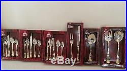 Royal Albert Flatware Old Country Roses Flatware 60 Pieces + 5 Pieces Buffet Set