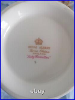 Royal Albert Lady Hamilton 21 piece coffee service all First quality