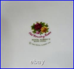 Royal Albert Lot Old Country Roses Vases Candleholder Ornament Bone China 1962 Royal Albert Lot Old Country Roses Vases Candleholder Ornament Bone China 1962