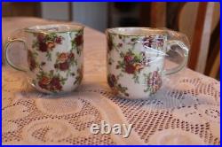 Royal Albert Ltd 2001 Old Country Roses Afternoon Tea, Tea Pot & 4 Cups NIB