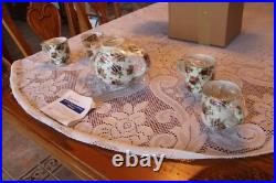 Royal Albert Ltd 2001 Old Country Roses Afternoon Tea, Tea Pot & 4 Cups NIB