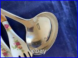 Royal Albert Ltd. OLD COUNTRY ROSES Bone China 10 Sculpted Salad / Punch Bowl