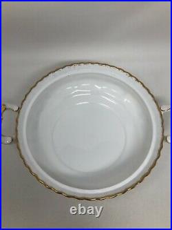 Royal Albert Made in England Old Country Roses Round Covered Vegetable Bowl