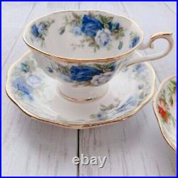 Royal Albert Moonlight Rose Old Country Rose Cup & Saucer set of 2