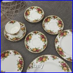 Royal Albert OLD COUNTRY 16 Piece DINNERWARE SET New In Box 1962. MISSING Parts