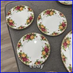 Royal Albert OLD COUNTRY 16 Piece DINNERWARE SET New In Box 1962. MISSING Parts