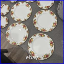 Royal Albert OLD COUNTRY 16 Piece DINNERWARE SET New In Box 1962. MISSING Parts