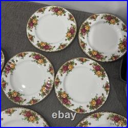 Royal Albert OLD COUNTRY 16 Piece DINNERWARE SET New In Box 1962. MISSING Parts
