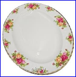 Royal Albert OLD COUNTRY ROSES 13 Oval Platter, Covered Vegetable, & Gravy EXC