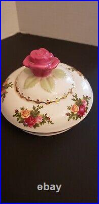 Royal Albert OLD COUNTRY ROSES 1982, hard to find Teapot Cookie Jar