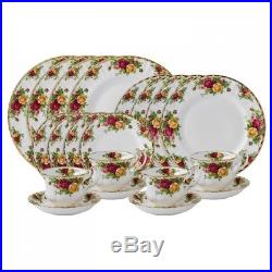 Royal Albert OLD COUNTRY ROSES 20-PIECE DINNERWARE SET New In Box