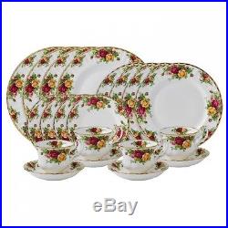 Royal Albert OLD COUNTRY ROSES 20 PIECE DINNERWARE SET Place setting for 4 new Royal Albert OLD COUNTRY ROSES 20 PIECE DINNERWARE SET Place setting for 4 new