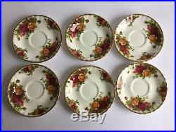Royal Albert OLD COUNTRY ROSES 20 Piece Coffee Set 6 Trio- 1st Quality