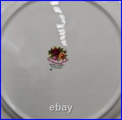 Royal Albert OLD COUNTRY ROSES 4 Salad Plates & 4 Mugs MINT ENGLAND Bone China