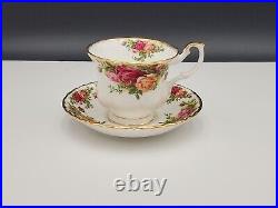 Royal Albert OLD COUNTRY ROSES 5 1/5 Small 2C Teapot Sugar, Creamer, cup, sauce