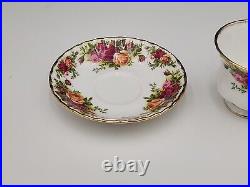 Royal Albert OLD COUNTRY ROSES 5 1/5 Small 2C Teapot Sugar, Creamer, cup, sauce