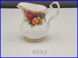 Royal Albert OLD COUNTRY ROSES 5 1/5 Small 2C Teapot Sugar, Creamer, cup, sauce