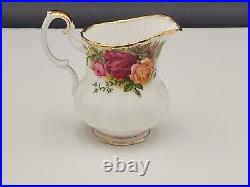 Royal Albert OLD COUNTRY ROSES 5 1/5 Small 2C Teapot Sugar, Creamer, cup, sauce