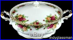 Royal Albert OLD COUNTRY ROSES 9 Covered Serving Bowl 1962 ENGLAND