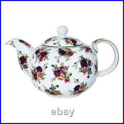 Royal Albert OLD COUNTRY ROSES Afternoon Tea Teapot SIGNED Michael Doulton NEW