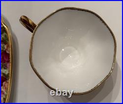 Royal Albert OLD COUNTRY ROSES CHINTZ Collection Trio 7.75 PLATE, CUP & SAUCER