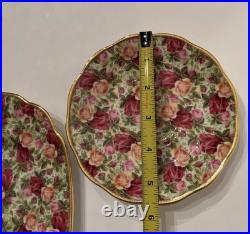 Royal Albert OLD COUNTRY ROSES CHINTZ Collection Trio 7.75 PLATE, CUP & SAUCER
