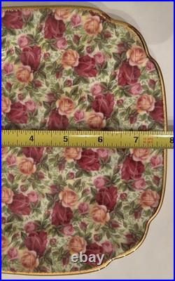 Royal Albert OLD COUNTRY ROSES CHINTZ Collection Trio 7.75 PLATE, CUP & SAUCER
