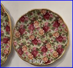 Royal Albert OLD COUNTRY ROSES CHINTZ Collection Trio 7.75 PLATE, CUP & SAUCER