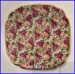 Royal Albert OLD COUNTRY ROSES CHINTZ Collection Trio 7.75 PLATE, CUP & SAUCER
