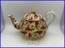 Royal Albert OLD COUNTRY ROSES Chintz Teapot with Lid
