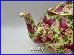 Royal Albert OLD COUNTRY ROSES Chintz Teapot with Lid
