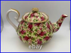 Royal Albert OLD COUNTRY ROSES Chintz Teapot with Lid