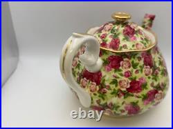 Royal Albert OLD COUNTRY ROSES Chintz Teapot with Lid
