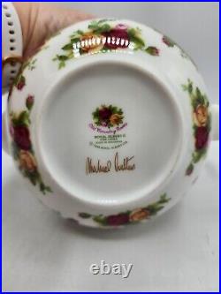 Royal Albert OLD COUNTRY ROSES Classic Teapot + Mugs Set SIGNED Michael Doulton