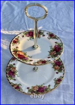 Royal Albert OLD COUNTRY ROSES England 56 PIECE DINNERWARE SET Pristine