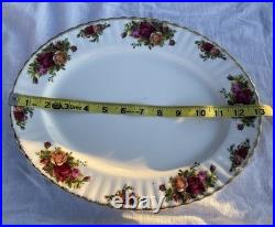 Royal Albert OLD COUNTRY ROSES England 56 PIECE DINNERWARE SET Pristine