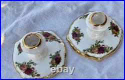 Royal Albert OLD COUNTRY ROSES England 56 PIECE DINNERWARE SET Pristine