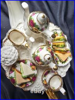 Royal Albert OLD COUNTRY ROSES Large Victorian Tea Table Teapot XL 6 Cups