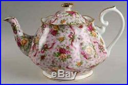 Royal Albert OLD COUNTRY ROSES PINK CHINTZ Tea Pot 7916511